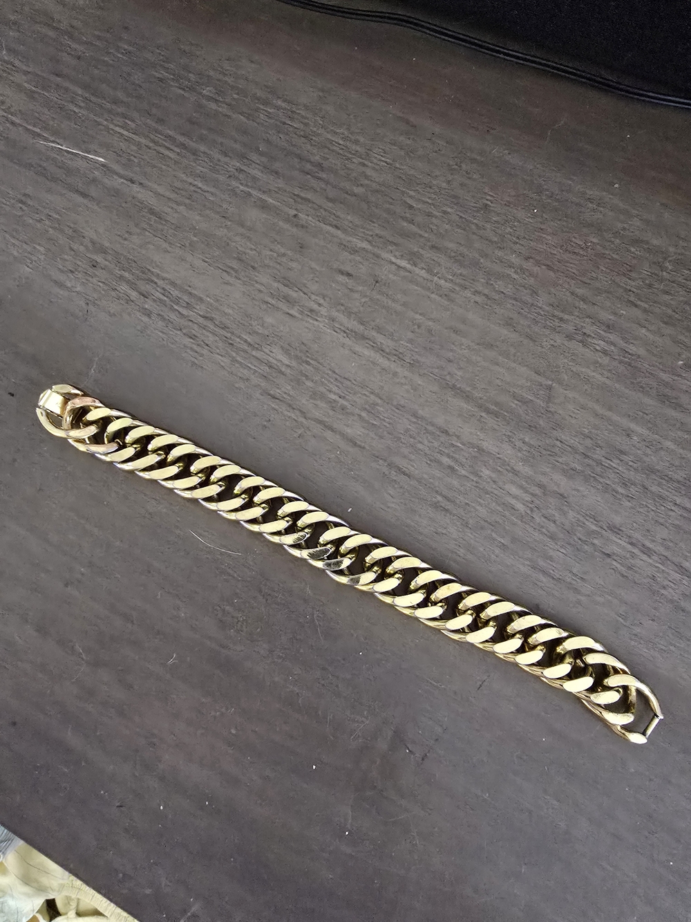 Classic Napier Gold-Tone Cuban Link Bracelet